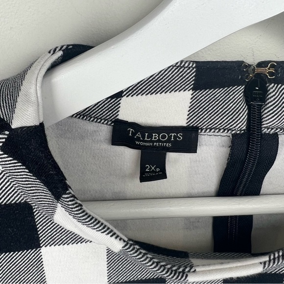 Talbots Gingham Petite Shift Dress Size 2X - Picture 6 of 7